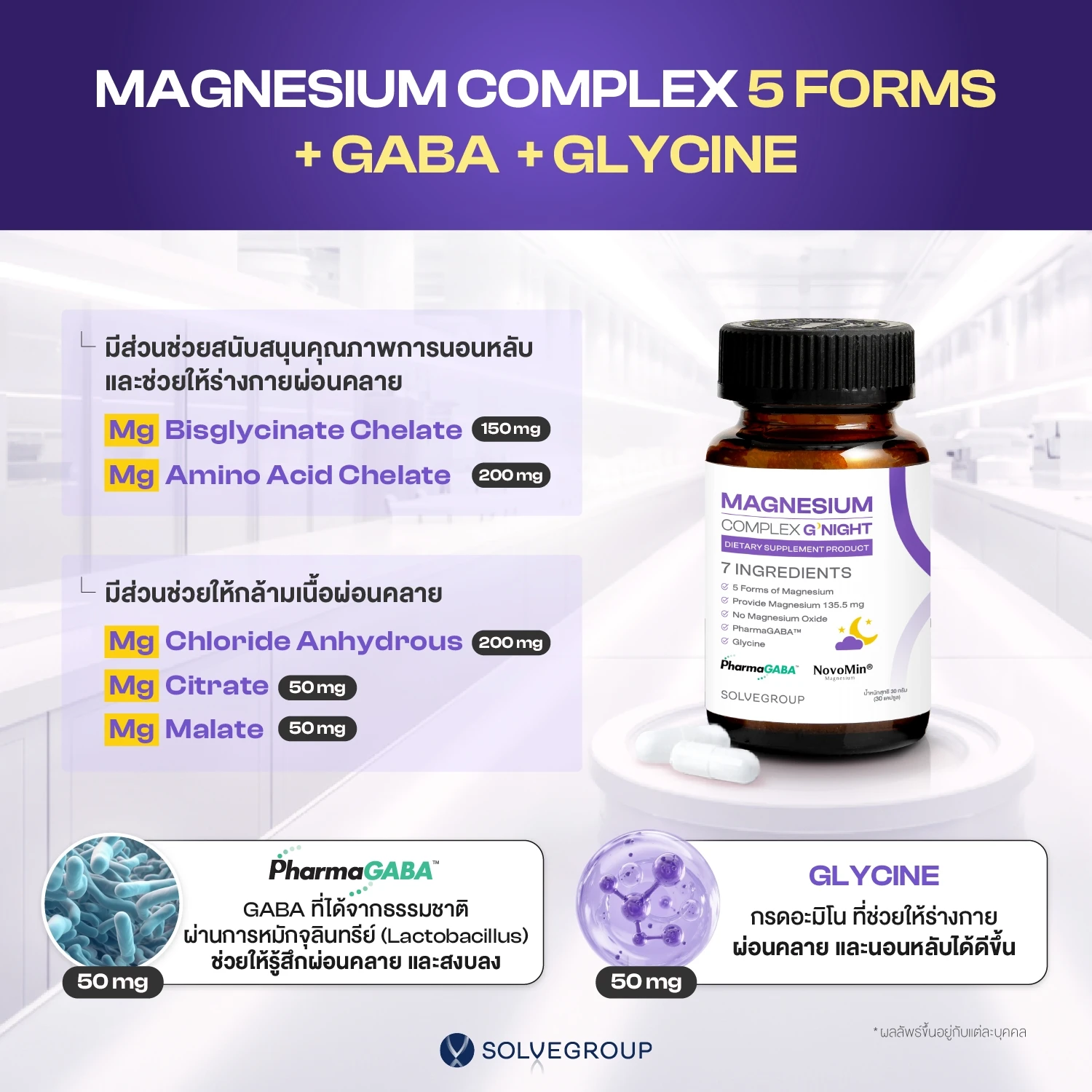 Magnesium Complex Good Night หลับง่าย หลับลึก ลดตัวตึง - Image 7